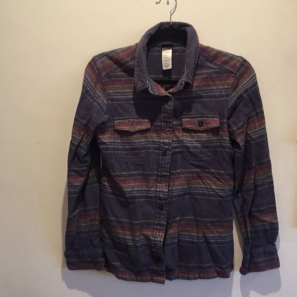 Patagonia wool button down shirt